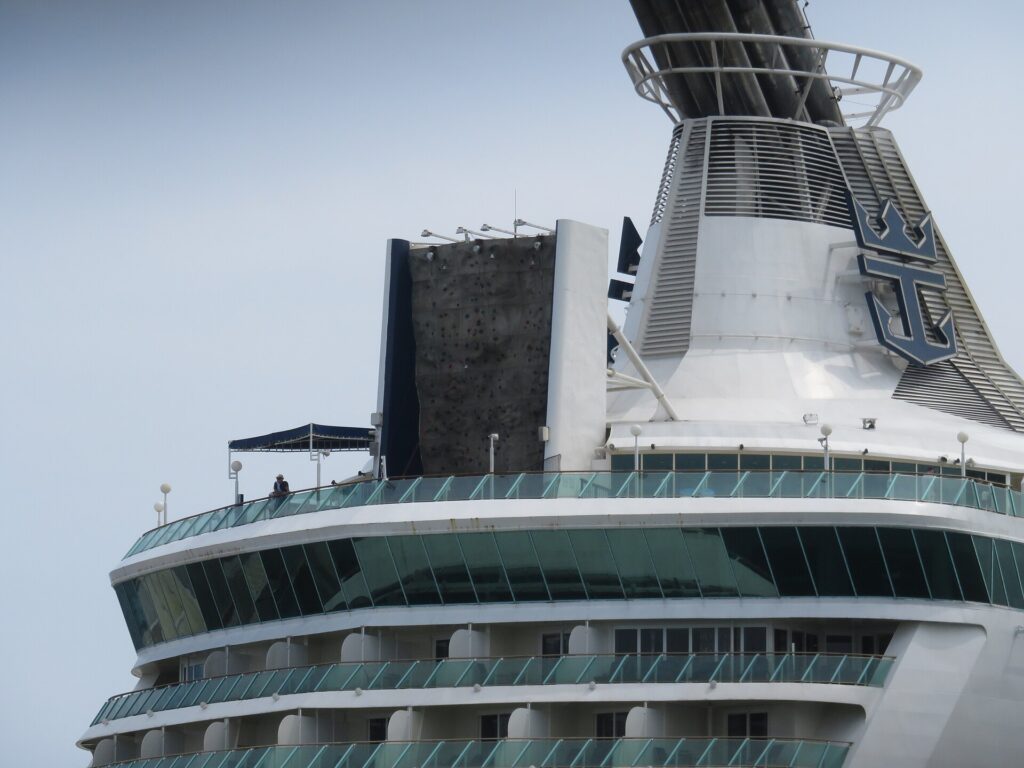 Enchantment of the Seas: Rock Climbing Wall