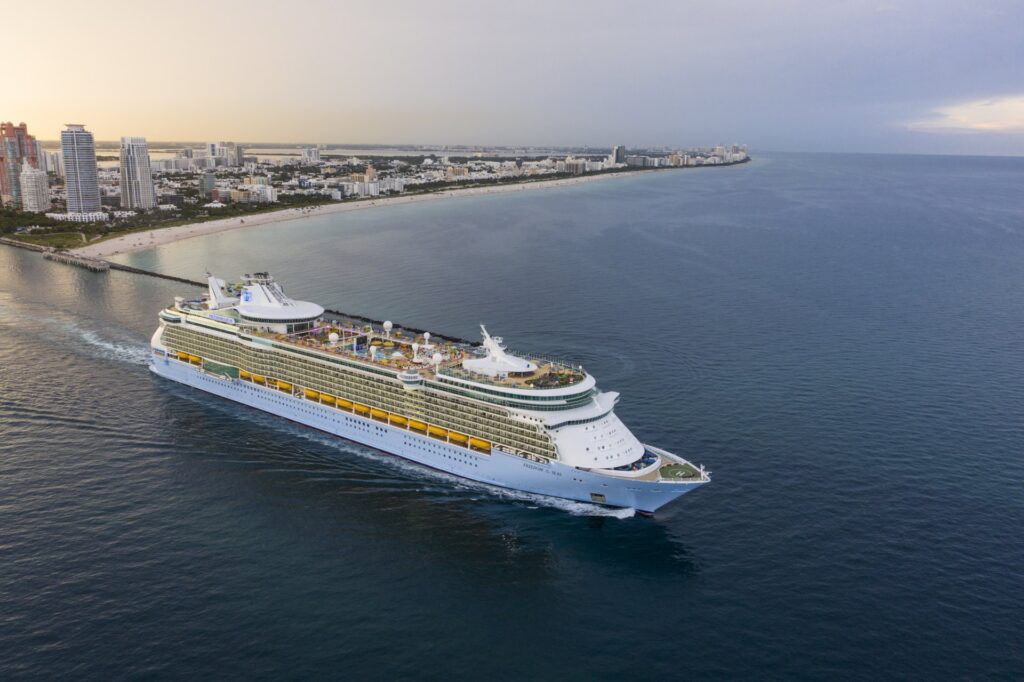 Freedom of the Seas: Saliendo de Miami