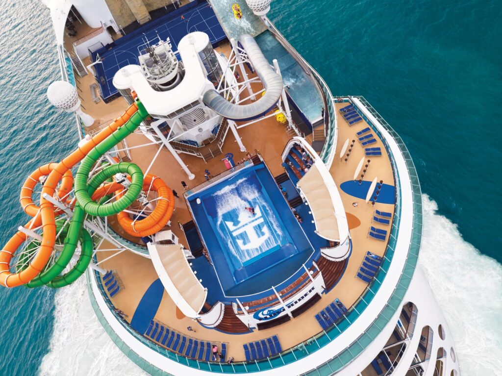 Liberty of the Seas: Vista aérea