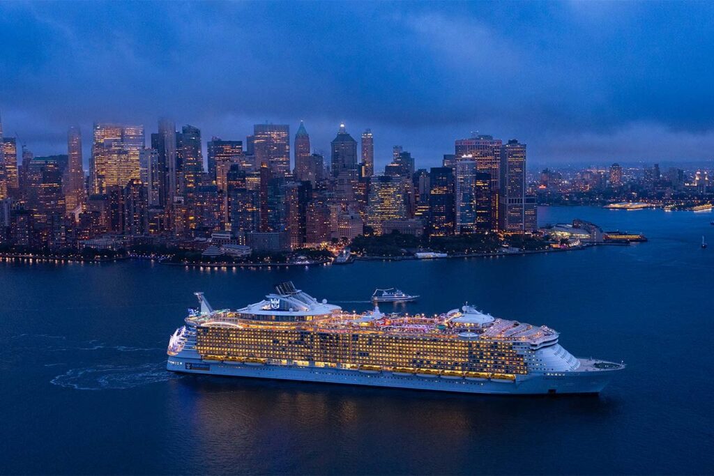 Oasis of the Seas: Saliendo de Nueva York