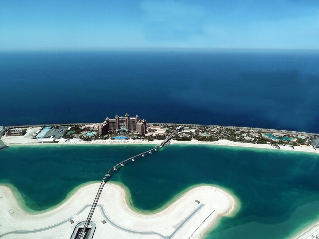 Atlantis Aquaventure: El complejo desde el aire
