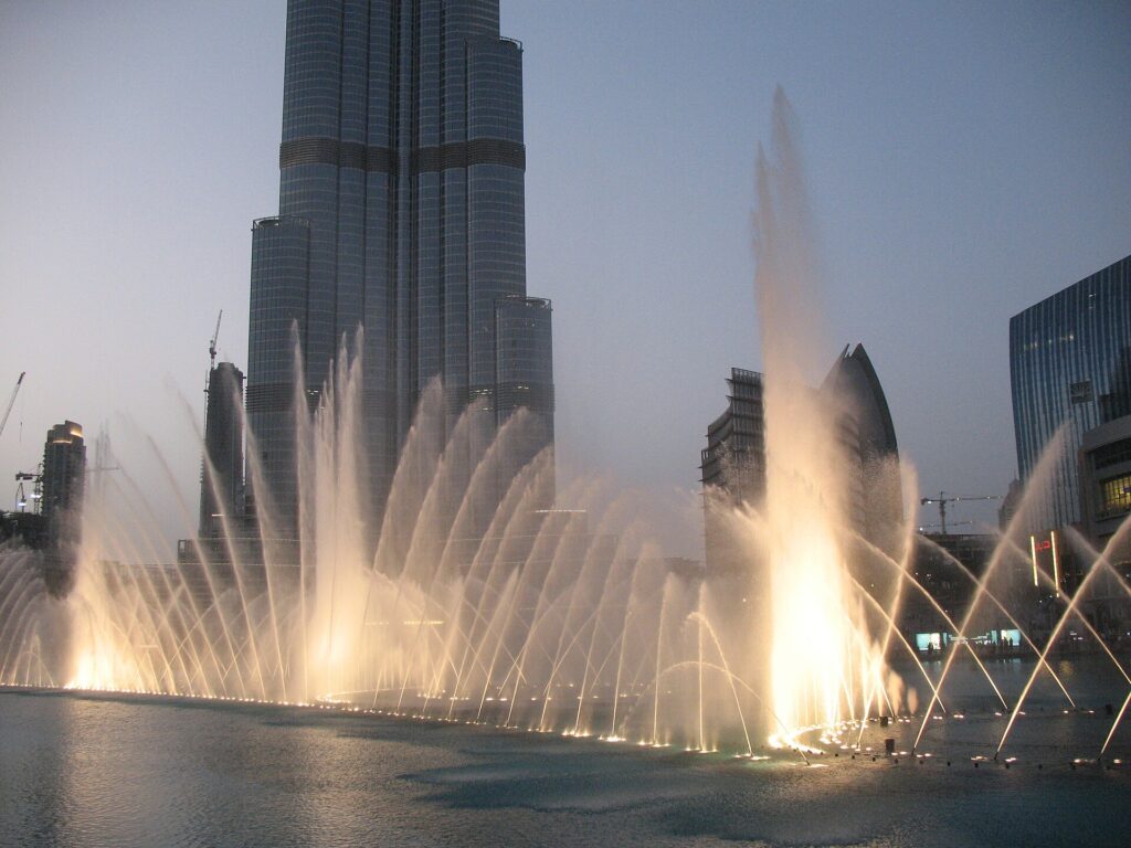 Burj Khalifa: The Dubai Fountain show