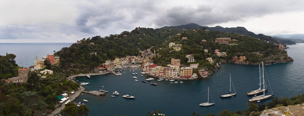 Portofino: La bahía de Portofino desde lo alto