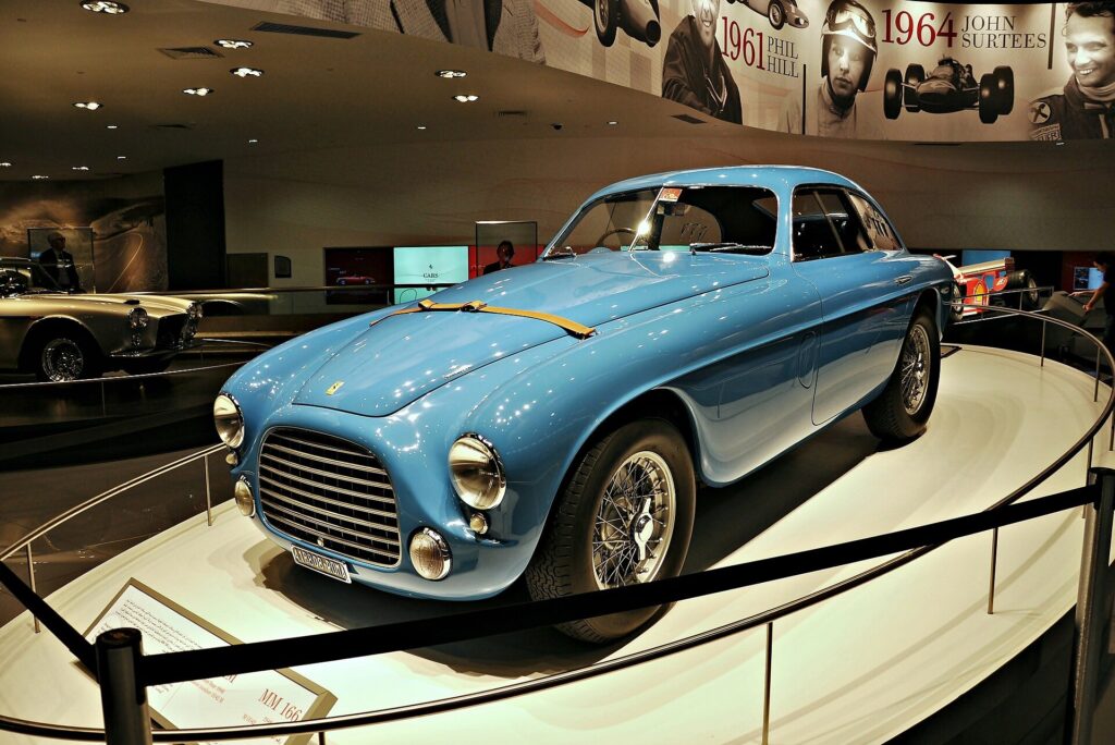 Ferrari World Abu Dhabi: A classic Ferrari on display