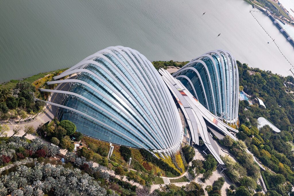 Gardens By de Bay: The Flower Dome and Cloud Forest conservatories