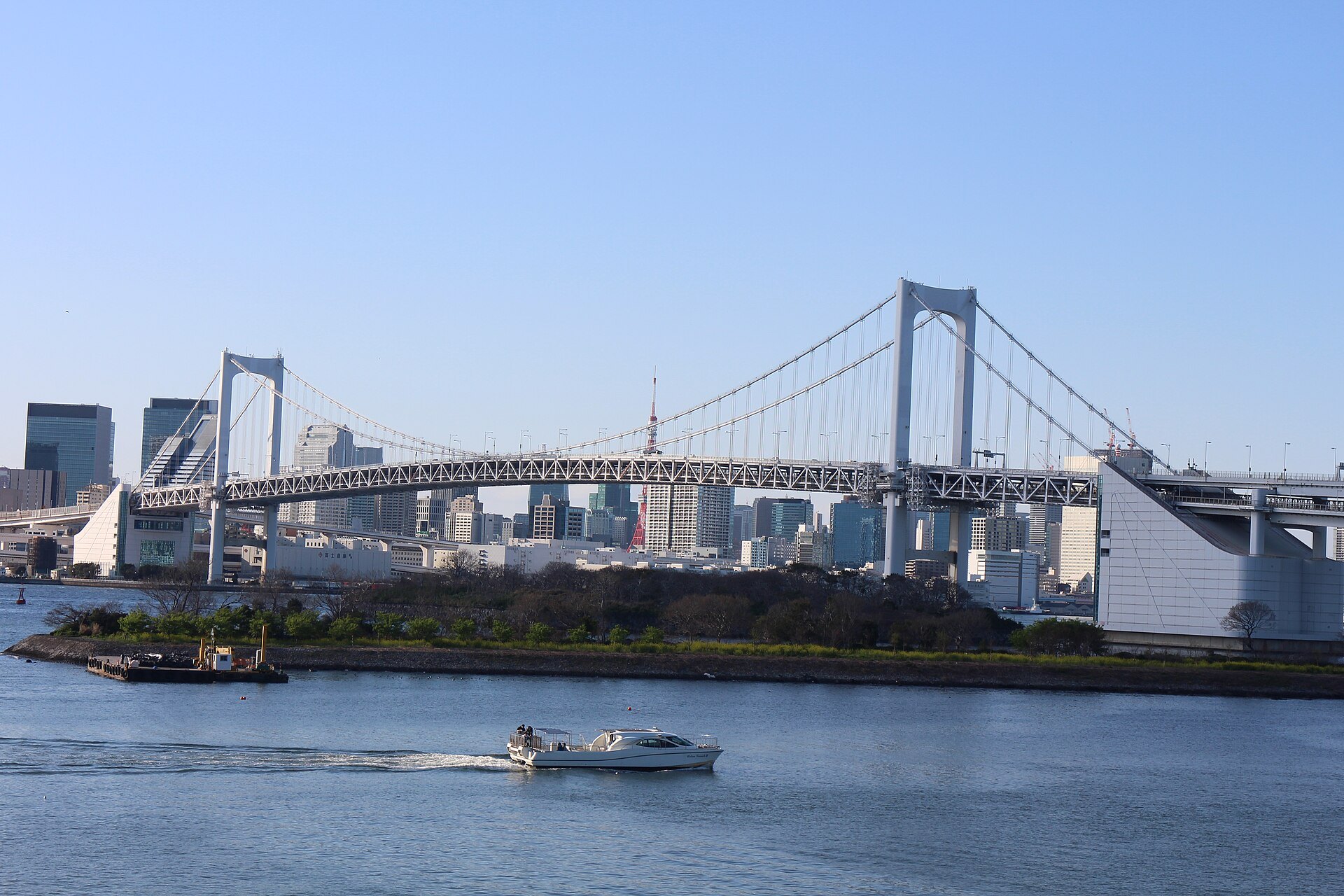 Odaiba: The Rainbow Bridge from Odaiba