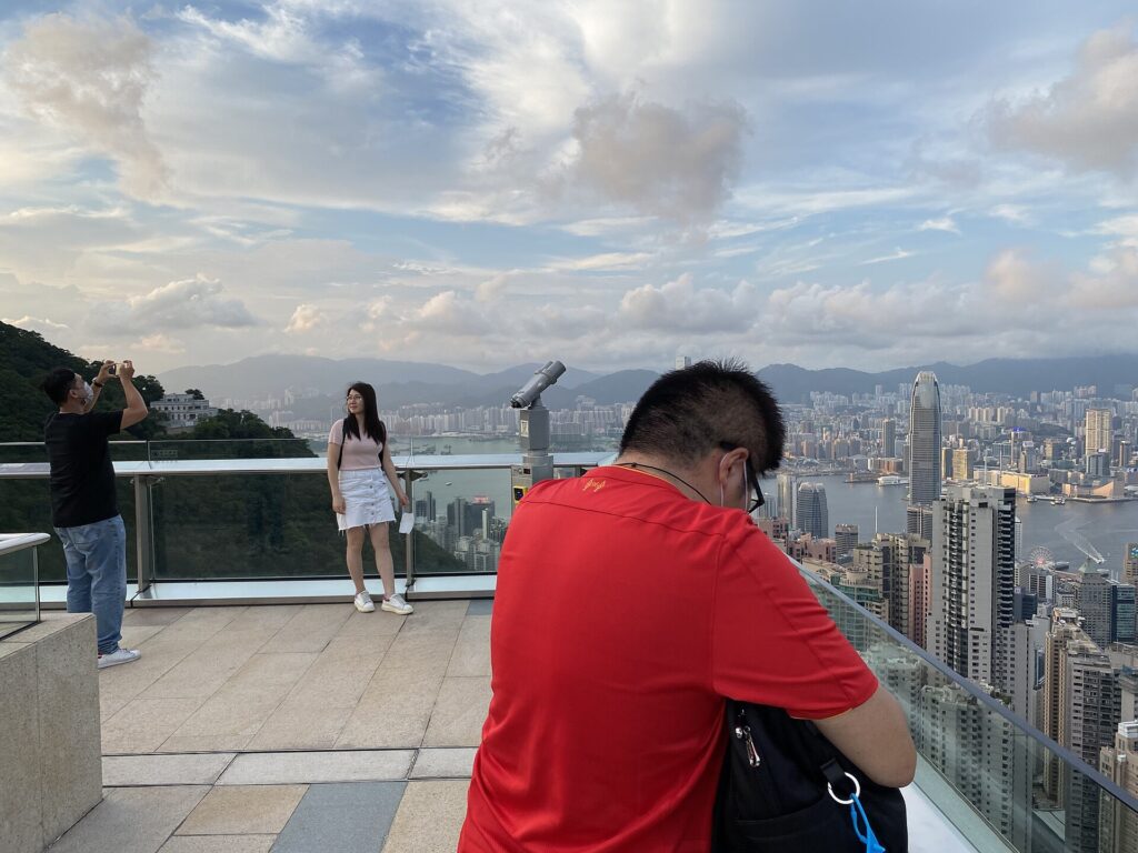 Victoria Peak: The viewing terrace