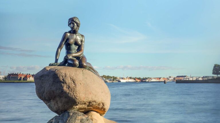 The little mermaid in Copenhagen