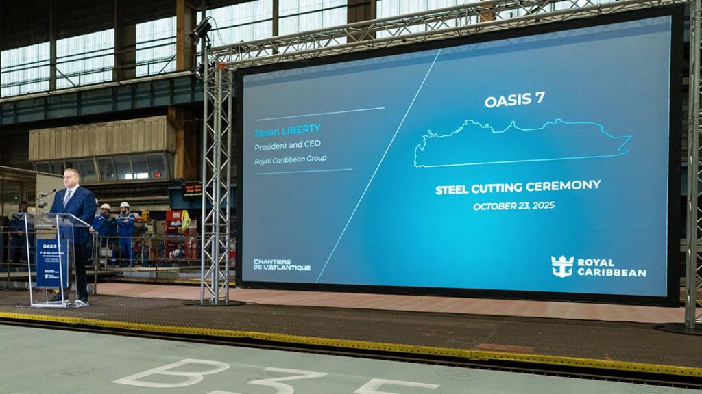 Royal Caribbean Begins Construction of Its Seventh Oasis Class Cruise Ship