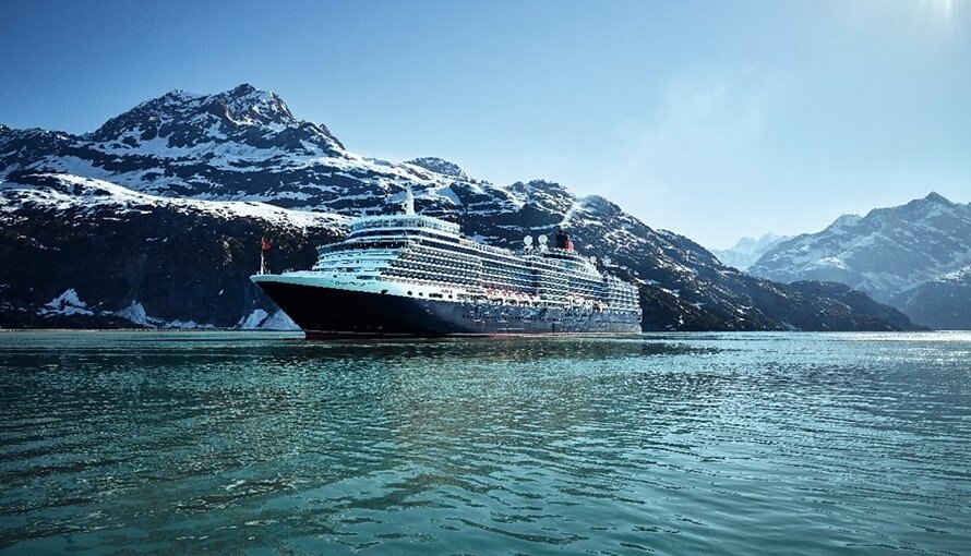 Queen Elizabeth: El Queen Elizabeth en Glacier Bay, Alaska (2023)